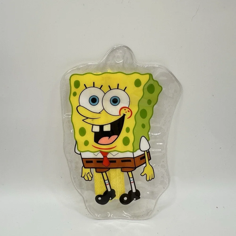 VTG‎ 90's Clear Plastic SpongeBob Zip Coin Purse 5 1/2